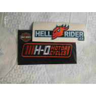 Harley-Davidson Embroidered Traction H-D Emblem Patch, 4 x 1 in 