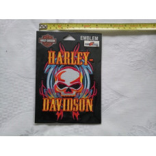 Harley Davidson Vicious Skull Patch 4,1" x 5,5"