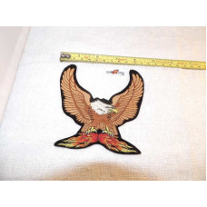 Harley Davidson Eagle with Flames 80's Patch