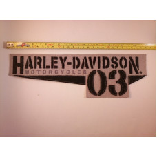 Harley Davidson 03 XXL Back Patch 11" x 3,6"