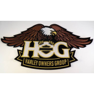 Harley Davidson HOG - large back patch (new version)