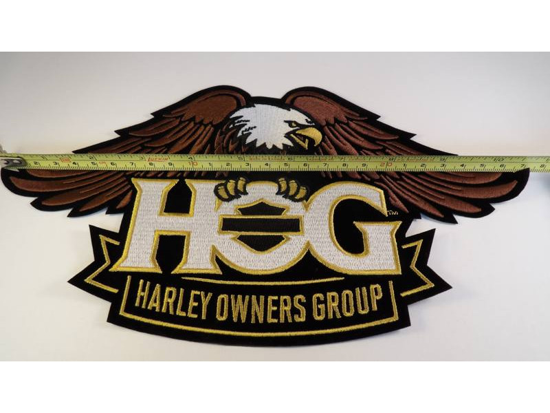 Harley Davidson HOG - large back patch (new version) - HOG - HOG patches