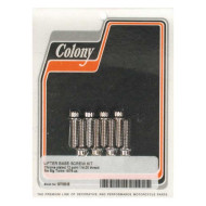 1pc COLONY, TAPPET BLOCK MOUNT KIT. CHROME 1/4"-20 threaded Lifter Base Screw Kit OEM 3770