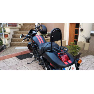 Black Backrest Luggage Rack Baseplate Fits For Harley Davidson V ROD VROD VRSC 2007-later