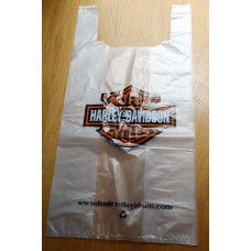 Large Harley Davidson Plastic Bag