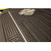 Harley Davidson Car floor mats front set White Bar Shield Logo 2pcs