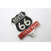 Route 66 License Plate Topper,for Harley Davidson motorcycles,by V-Twin