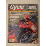 Biker Magazine Cycle Kawasaki 900 Ninja, Honda CB700SC, Yamaha YZ250L 1984