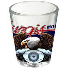 Official 2014 Sturgis Motorcycle Rally Eagle Shot Glass