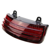 Harley Touring Street Road Glide 2014 and later Red Tri-Bar LED Rear Tail Brake Fender Tip Light