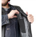 Pánská černá kožená airbagová vesta Helite pro motorkáře