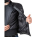 Pánská černá kožená airbagová bunda Helite pro motorkáře