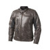 Helite Biker Airbag Brown Vintage Leather Jacket
