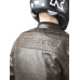 Pánská hnědá kožená airbagová bunda Helite pro motorkáře