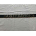 Harley-Davidson Mens Black Leather Belt Metal Font, 40"