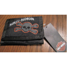 Textilní peněženka lebka Harley Davidson 9A5042-023