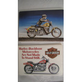 Harley Davidson Soon Recovery Wish Postcard