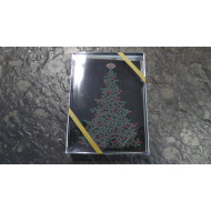 10pcs Harley Davidson Christmas Tree Wishes Postcards