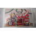 Harley Davidson Christmas Wishes Postcard