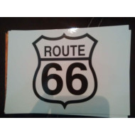 Route 66 white Postcard