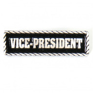 Biker Hot Leathers Vice-President Pewter Pin