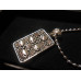 Womens Harley Davidson Willie G Skulls Crystals necklace