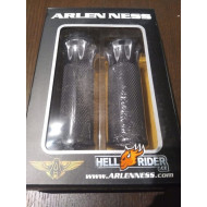 Arlen Ness GRIPS DEEP CUT FUSION Fly BY Wire BLACK for Harley-Davidson