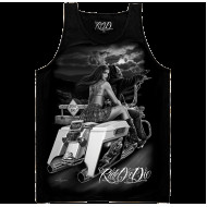 Biker Ride or Die Men's tank top Shirt - Dead End L, XL
