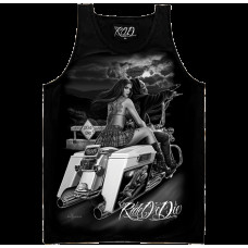 Biker Ride or Die Men's tank top Shirt - Dead End L, XL