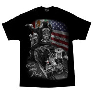 Mexico Chicano Style Biker Ride or Die Men's Shirt - Ride with Pride