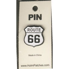 Motorkářský mini odznáček "Route 66", rozměr 2,3cm
