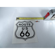 Route 66 Main Street USA White Logo Decal Sticker 3,5"