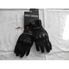 Harley Davidson Womens Leather Gloves, Black, size S, XL