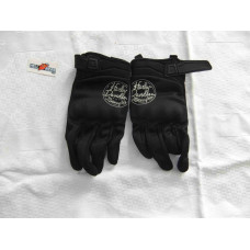 Harley Davidson dámské černé látkové rukavice Harley Davidson, velikost L = č. 8
