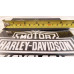 White Harley-Davidson Bar and Shield Die Cutz Decal 4x5"