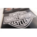 White Harley-Davidson Bar and Shield Die Cutz Decal 4x5"