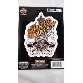 CG9656 - Harley-Davidson Skulls Stick Onz Decal