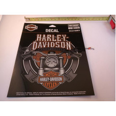 Harley-Davidson Handlebars Ultra Decal, Chrome Medium Size 6 x 5.9"