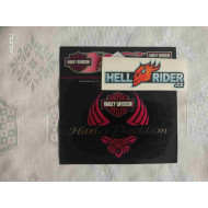 Harley-Davidson Women's Diva Wings Bar & Shield Decal SM Size  5" W x 3.5" H