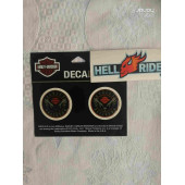 2ks Harley Davidson Decal plastický samolepící emblém orel 