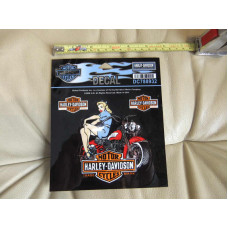 Sticker Harley-Davidson, 3Pc Decal, DC788932, 3,6" x 4" - 1 Pc + 1,6" x 1" - 2 Pc