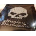 Harley-Davidson samolepka Harley Skull s "brilianty"