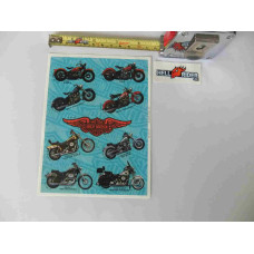 1996 Harley Davidson Motorcycles -  Decal Sticker -  9 Pcs 