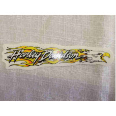 Harley Davidson Eagle with Flames Decal