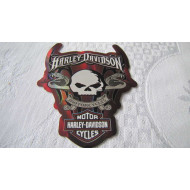 Harley Davidson Skull Decal #4
