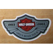 Harley Davidson 100th sticker Open Road Tour
