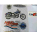 Harley Davidson -  Decal Sticker -HDFLO4  - 8 Pc