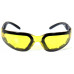 Žluté motorkářské sluneční brýle Hot Leathers