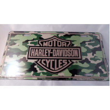 SPZ cedule Harley Davidson maskáčová logo Bar&Shield C2030