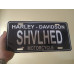 Harley Davidson Shovelhead License Plate Tin Sign